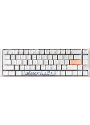 Клавіатура One 3 SF Cherry MX Red RGB UA USB White (DKON2167ST-RUAPXPWWWSC1) Ducky (363834157)