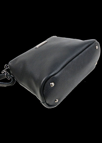 Жіноча наплічна шкіряна сумка Чорна Borsacomoda (319339148)