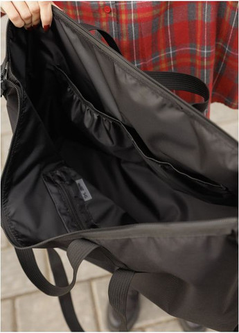 Жіноча спортивна тканинна сумка Чорна (29240502236) Sambag (366091874)