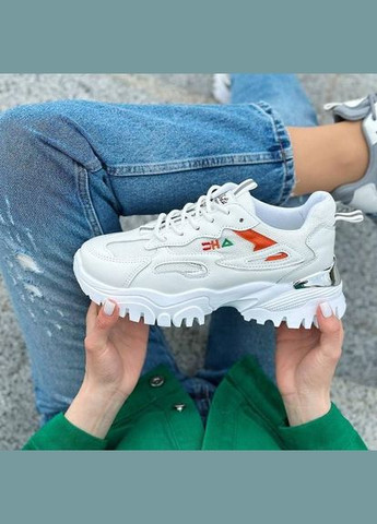 Жіночі яскраві кросівки Aba 0573 Білі, Розмір No Brand білі демісезони (307151298)