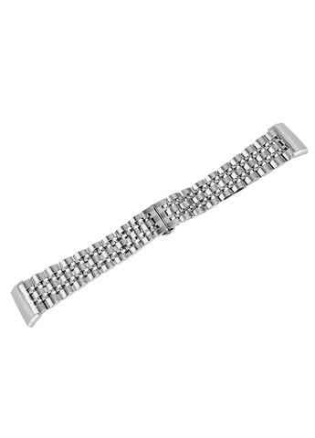 Металевий ремінець Steel Link для годинника Fitbit Versa 3 / Fitbit Sense Silver Primolux (266914434)