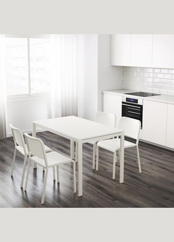 Стіл прямокутний білий 12575 см IKEA (272149899)