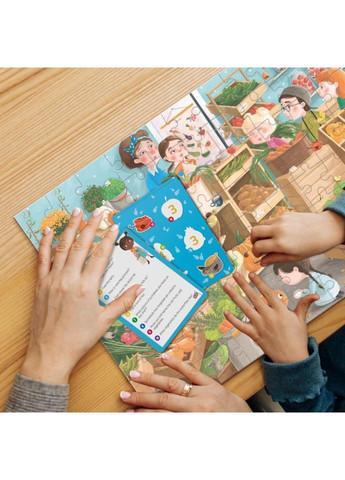 Дитячий пазл Шукай і знаходь "Дари осені" DoDo Toys 300666, 80 елементів Toysi (372495579)