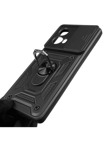 Чехол для G85 бронированный с кольцом-держателем со шторкой на моторола г85 чёрный rg1 Motorola (366023099)