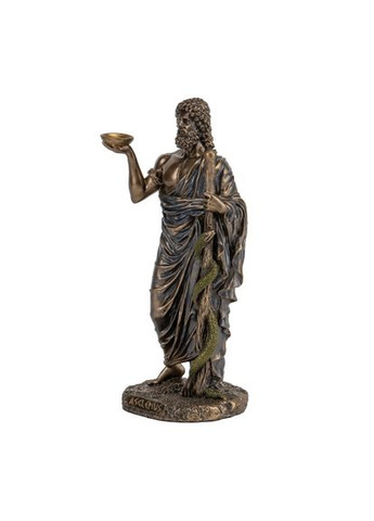 Статуэтка "Асклепий: Бог Медицины", 16 см (78205A4) Veronese Древня Греція (325470964)