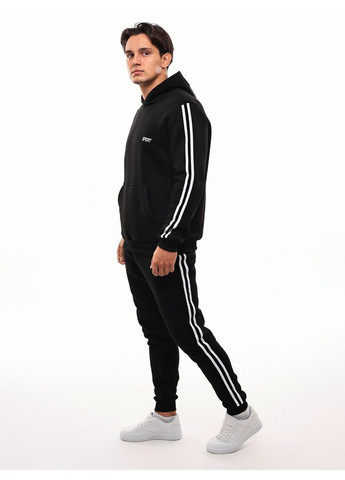 Черный спортивный костюм мужской NEW KROP