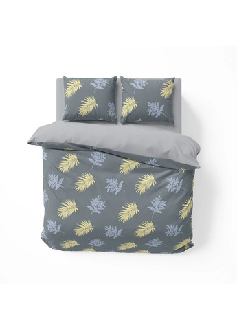 Двуспальный комплект постельного белья Бязь с наволочками 70*70 см, 115 гр/м2 Soft Tropics Серый (19700180215) ТЕП (365851942)