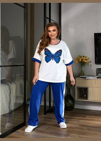 Женский костюм-двойка «Метелик» цвет красный New Trend (332980614)