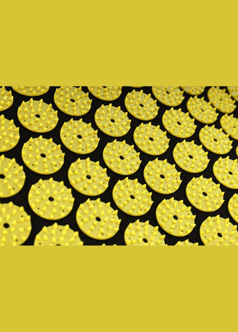 Подушка для акупунктури HS-C037AP (Аплікатор Кузнєцова) чорно-жовта Hop-Sport (365437374)