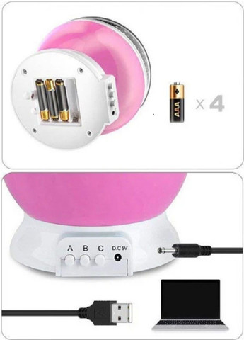 Ночник-проектор Star Master звездное небо Розовый VTech (300800706)