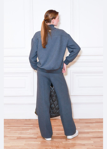 Сіра кофта з накладними кишенями в стилі спортшик Джена Dolcedonna (308240757)