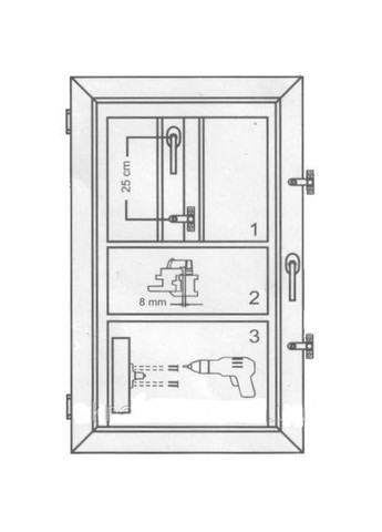 Блокирующая защелка EMN05 Белая Akpen (362160898)