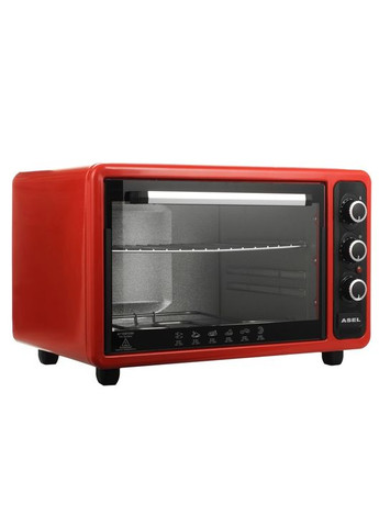 Електрична піч AF-40-23. Колір: червоний Asel (364664628)