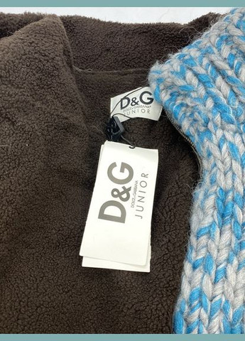 Сіро-голубий зимня куртка D&G