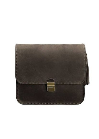 Сумка жіноча крос-боді через плече з натуральної шкіри для документів та для телефону маленька Коричневий 40218 BlankNote (367055330)