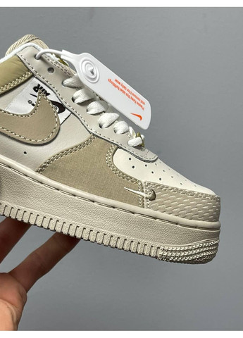 КРОСІВКИ ЖІНОЧІ NIKE AIR FORCE 1 LOW TAN BLING НАЙК АІР ФОРС 1 ПРЕМІУМ No Brand бежеві демісезони (367178060)