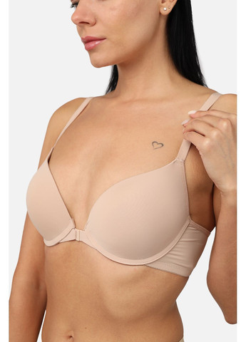 Бежевий бюстгальтер класичний жіночий колір бежевий cb-00278915 No Brand
