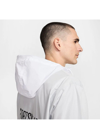 Чорна анорак чоловічий club black/white Nike