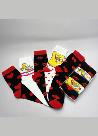 Комбіновані набір чоловічих шкарпеток 40-45 на 5 пар у подарунковій коробці Vakko (306515800)