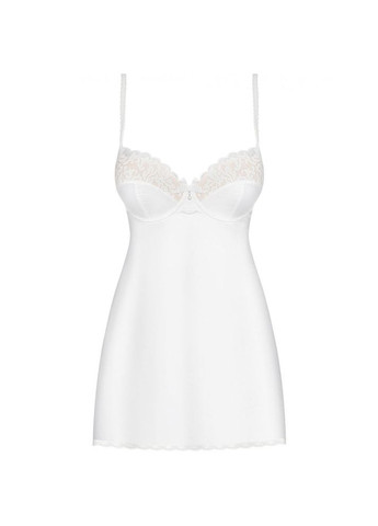Пеньюар 871-CHE-2 white Chemise L/XL Obsessive (338423301)