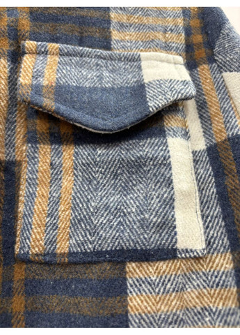 Сорочка тепла в клітку на байці No Brand (366305277)