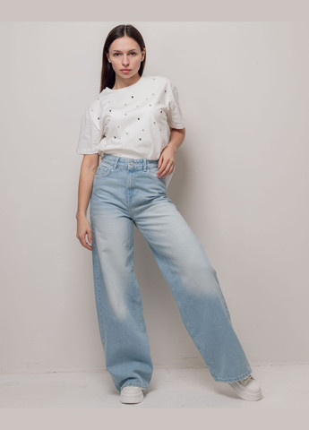 Джинсы женские светло-голубые Zeo Basic - (322765361)