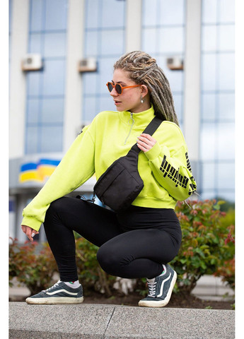 Жіноча Сумка Бананка Барсетка Через Плече Basic Black Without (360641835)