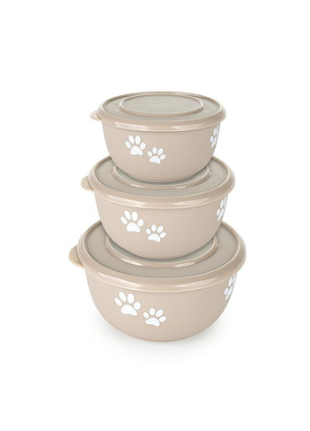 Миска з пластиковою кришкою (800мл,Ø15см,висота 8см) Ferplast (353688671)