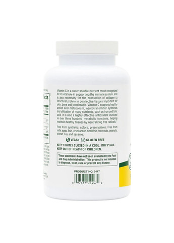 Витамины и минералы Lovites Vitamin C 500 mg, 90 жевательных таблеток Natures Plus (293420907)