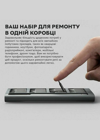 Отвертка SET 3 25 в 1 для точных работ, мелкого ремонта в кейсе. Semi (334891511)