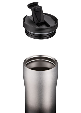 Термокухоль Metallic 450 мл, нержавіюча сталь, чорний AR2645BM Ardesto (335077959)