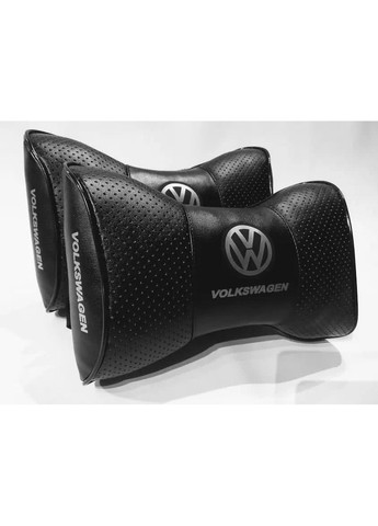 Подушка подголовник VOLKSWAGEN черный 2шт No Brand (361149115)