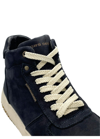 Темно-синие повседневные осенние демисезонные ботинки Konors