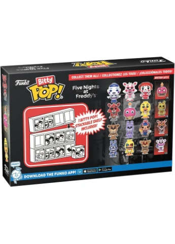 Набір фігурок Bitty Pop 5 ночей с Фредді Фредді пак Five Nights at Freddy's Freddy 4 Pack 3 см F FNF 4P1 Funko (373967017)