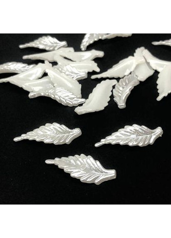 Листок пластиковый под жемчуг, Белый VA73, 10х30 мм-10шт. Plus-plus (352746601)