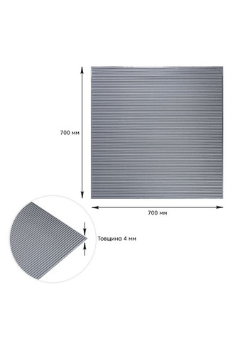 Панель 3D 700х700х4мм Серебро SW-00001952 Sticker Wall (362095231)