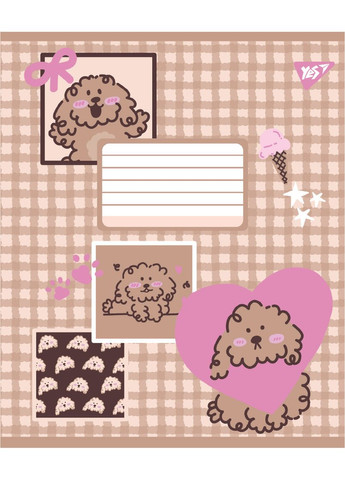 Набір зошитів шкільних А5/12 лінія Hello Puppy 25 шт (767806) Yes (352167512)