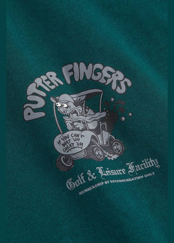 Зелений світшот оверсайз з бавовни H&M однотонний (327729812)