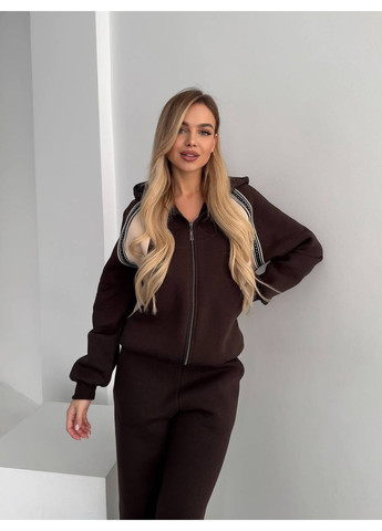 Жіночий теплий костюм з турецької трьохнитки на флісі — ЗАМІРИ В ОПИСІ DK/DL Мода без кордонів (372898301)