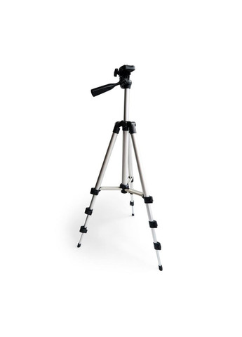 Штатив Tripod WTR-18 на телескопічних регульованих ніжках з алюмінію, трипод, тринога, селфі 1м чорний Walker (313108035)