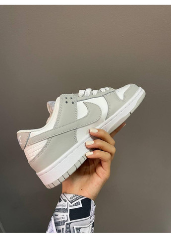 КРОСІВКИ ЖІНОЧІ NIKE DUNK LOW LIGHT GREY НАЙК СБ ДАНК No Brand сірі демісезони (368869756)