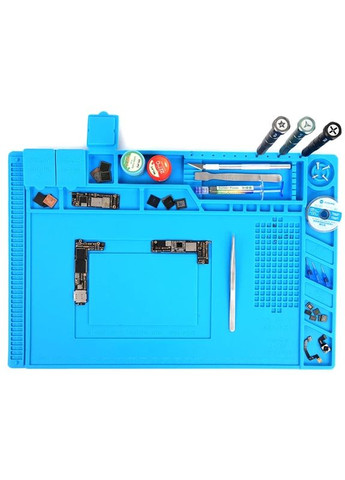 Теплоізоляційний силіконовий килимок для ремонту телефонів S-160 (450 x 300 mm) Sunshine (322566922)