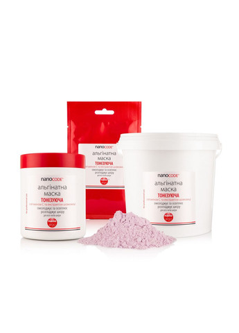 Альгинатная маска для лица ТОНИЗИРУЮЩАЯ с Витамином С 140 г NanoCode (372148006)
