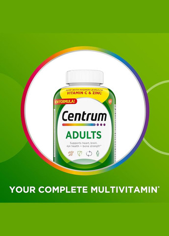 Мультивітаміни Adults 200 tab 200serv Centrum (321240615)