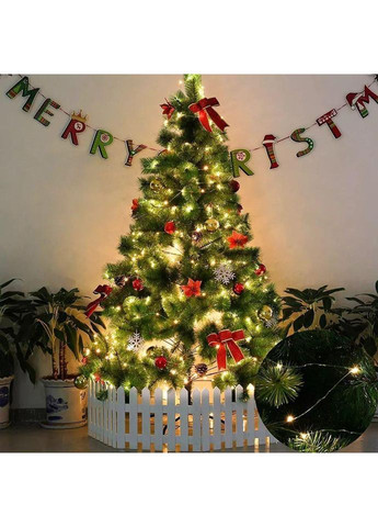 Гірлянда електрична зелений дріт 50м з пультом No Brand (368703277)