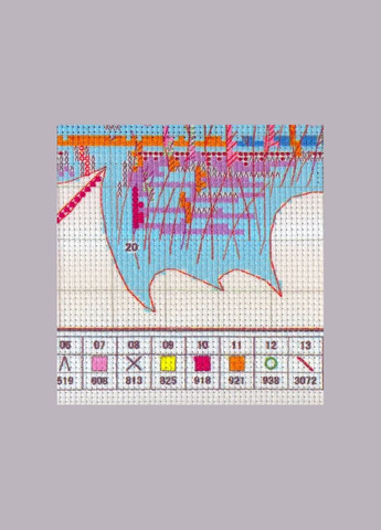 Набір для вишивання за нанесеною на канву схемою "Landscape in the lea". AIDA 14CT printed, 27*27 см Joy Sunday (313614376)