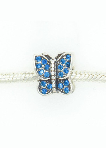 Срібний шарм "Метелик" No Brand (350667324)