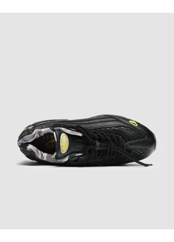 Черные демисезонные кроссовки мужские nike air max 95 x corteiz black tour yello найк аир макс 95 черные No Brand