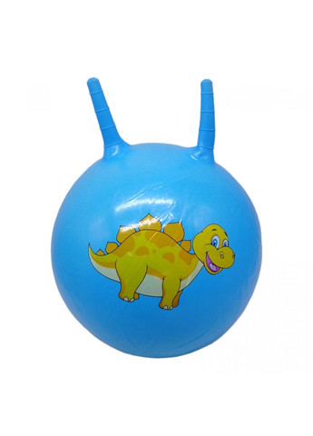 Мʼяч для фітнесу "Динозаврики" 45 см (блакитний) MIC (290251477)