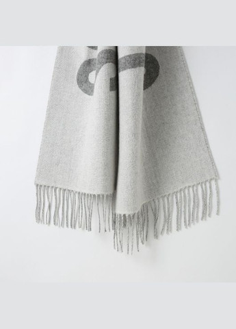 Жіночий шарф JACQUEMUS з бахромою Сірий No Brand (315875153)